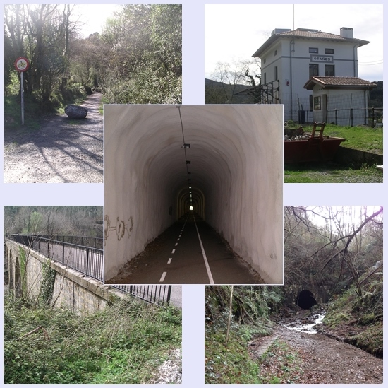 Túneles, puentes y estaciones dan testimonio del pasado ferroviario de la ruta